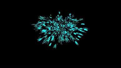 粒子爆炸飘动飞溅视频的预览图
